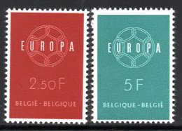 BELGIQUE 1111 1112 NEUFS** COTE 2020 : 3 € - 1959