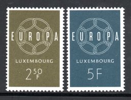 LUXEMBOURG 567 568 NEUFS** COTE 2020 : 3.50 € - 1959