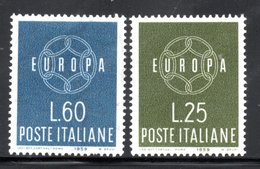 ITALIE 804 805 NEUFS** COTE 2020 : 1.25 € - 1959