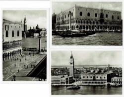 ITALIE - VENISE - 3 Cartes Postales - Panorama De La Place Du Palais Ducal - Venezia