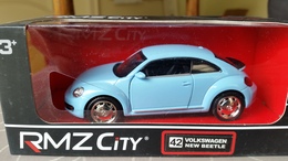 RMZ CITY 42 Volkswagen New Beetle Blue 1/36 - Scale 1:32