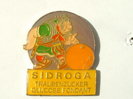 Pin's BD ASTERIX - ROMAIN - SIROP SIDROGA - GLUCOSE FONDANT - SUCRE - BD