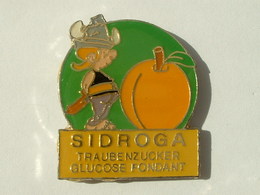 Pin's BD ASTERIX - JEUNE GAULOIS - SIROP SIDROGA - GLUCOSE FONDANT - SUCRE - BD