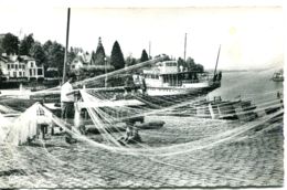 Delcampe - N°7018 -cpsm Thonon Les Bains -préparatifs De Pêche- - Fischerei