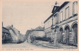 CAZALS      MAIRIE . GRAND RUE - Cazals