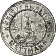 Monnaie, Allemagne, Kriegsgeld, Mettmann, 5 Pfennig, 1917, TTB+, Zinc - Monétaires/De Nécessité