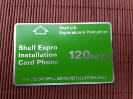 Phonecard ZSCHELL EXPO  128A  Used RARE - Piattaforme Petrolifere