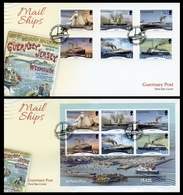 GUERNSEY GUERNESEY 2020 EUROPA Ancient Postal Routes 2 FDC First Day Covers ** - 2020