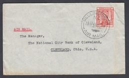 1958. New Zealand. NEW ZEALAND STAMP DUTY 4 FOUR SHILLINGS On Cover To Ohio, USA From... (MICHEL STEMPEL 31) - JF323617 - Lettres & Documents