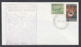 1968. New Zealand. Christmas 2½ + 1 D On Cover From CAMBELL ISLAND NZ. - 3 OC 68 N.Z.... (MICHEL 477) - JF323649 - Cartas & Documentos