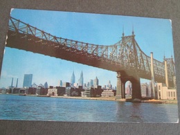 USA,  QUEENSBORO BRIDGE,  NEW YORK CITI 1960 - Bruggen En Tunnels