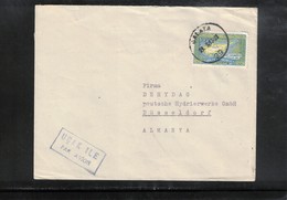 Turkey 1950 Interesting Airmail Letter - Lettres & Documents