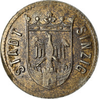 Monnaie, Allemagne, Notstandsgeld, Sinzig, 10 Pfennig, 1919, TTB+, Iron - Monedas/ De Necesidad