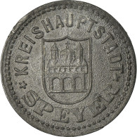 Monnaie, Allemagne, Kriegsnotgeld, Speyer, 10 Pfennig, 1917, TTB+, Zinc - Noodgeld