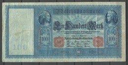 Germany Deutschland 1910 = 100 Mark Bank Note - 10 Mark