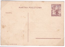 Port Gdansk 1938 Postcard Fi Cp 4 Mint Toning - Ocupaciones