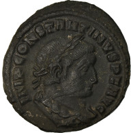 Monnaie, Constantin I, Follis, 323-324, Lyon - Lugdunum, TTB, Bronze, RIC:307 - The End Of Empire (363 AD To 476 AD)