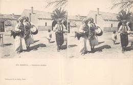 20-6744 : EDITION E. LE DELEY. VUE STEREOSCOPIQUE. BISKRA. DANSEUR ARABE - Biskra