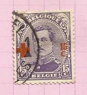 Belgique N°154 Cote 7.50 Euros - 1918 Croix-Rouge