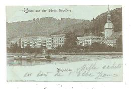 Gruss Aus Der Sächs Scheiz  - Schandau (D.6874) - Hohnstein (Saechs. Schweiz)