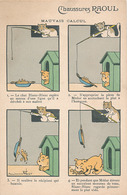 BENJAMIN RABIER - PUBLICITE CHAUSSURES RAOUL - MAUVAIS CALCUL (CHIEN ET CHAT) - Rabier, B.