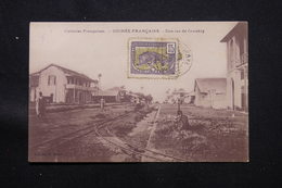 CONGO - Affranchissement Plaisant Panthère De Mobaye Sur Carte Postale ( Conakry) En 1909 - L 59749 - Cartas & Documentos