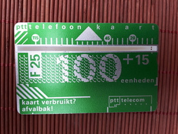 LANDIS & GYR NEDERLANDS 100 UNits 001 C Used Rare - Públicas