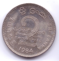 SRI LANKA 1984: 2 Rupees, KM 147 - Sri Lanka