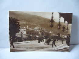 58 . MONTE CARLO LE CAFÉ DE PARIS VUE PRISE DE L’ENTRÉE DU CASINO CPSM FORMAT CPA REAL PHOTO C.A.P. STRASBOURG - Cafés & Restaurants