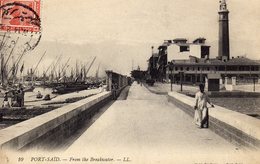 EGYPTE PORT-SAID Vue Prise De La Jetée - Puerto Saíd