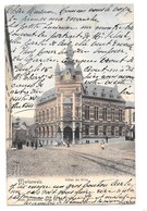 Morlanwelz Hôtel De Ville Colorisée 1903 - Morlanwelz