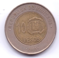 DOMINICANA 2005: 10 Pesos, KM 106 - Dominicaanse Republiek