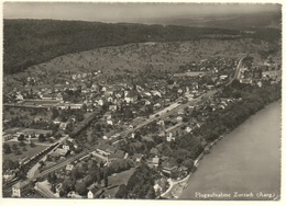 ZURZACH Flugaufnahme Bahnhof - Zurzach