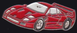 64677- Pin's-automobile.signé Ferrari Plus Logo Cheval. - Ferrari