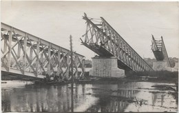 Zerstörte SEMLIN-Brücke BELGRAD 1918 Zemun/Beograd (4) - Serbia