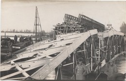 Zerstörte SEMLIN-Brücke BELGRAD 1918 Zemun/Beograd (6) - Serbia