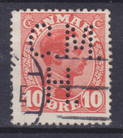 Denmark Perfin Perforé Lochung (C48) 'C.M.H.' C. M. Hess' Fabrikker, Vejle (2 Scans) - Abarten Und Kuriositäten