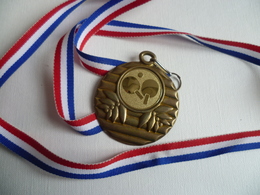 Médaille Sport Tennis De Table - Tenis De Mesa