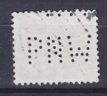 Denmark Perfin Perforé Lochung (P32) 'PNW' P. N. Westergaard, København Lion Arms Stamp (2 Scans) - Abarten Und Kuriositäten