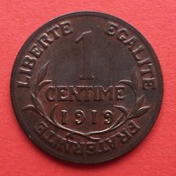 Daniel Dupuis. 1 Centime 1919. - 1 Centime