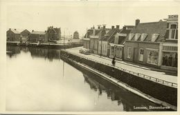 Nederland, LEMMER, Binnenhaven, Inner Harbour (1960) RPPC Ansichtkaart - Lemmer