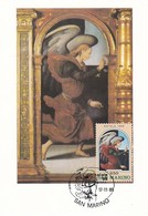 Carte Maximum  Peinture San Marin 1989 Chiesa Dei Servi Di MAria - Storia Postale