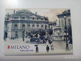 1 Calamita MILANO MILAN  Teatro Alla Scala 1900 Aimant Imanes Soft Touch Velluto Opaco 78x53 Carta Foto Handmade - Tourism