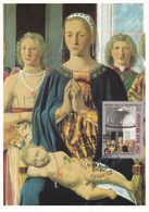 Carte Maximum  Peinture San Marin 1992 ¨Pierro Della Francesca - Cartas & Documentos