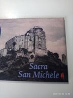 1 Calamita SACRA SAN MICHELE Italia 1904 Aimant Imanes Soft Touch Velluto Opaco 78x53 Mm Carta Foto Handmade - Tourism