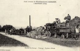 PICARDIE Materiel De Battage Pressage Système Albaret  METIERS (Cartes D'autrefois) - Picardie