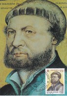 Carte Maximum  Peinture Vatican Vaticano 1993 Hans Holbein - Storia Postale