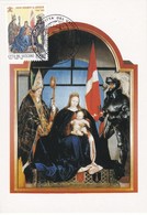 Carte Maximum  Peinture Vatican Vaticano 1993 Hans Holbein - Storia Postale