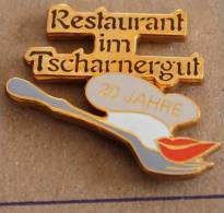 RESTAURANT IM TSCHARNERGUT - 20 JAHRE - BOUCHE - FOURCHETTE - SCHWEIZ - SWITZERLAND - SUISSE - SVIZZERA -(22) - Levensmiddelen