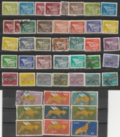 A LOT OF USED DEFINITIVE  STAMPS  FROM IRELAND/STYLISED IRISH ART/ ANCIENT IMAGE OF DOG, STAG,OX,EAGLE - Verzamelingen & Reeksen